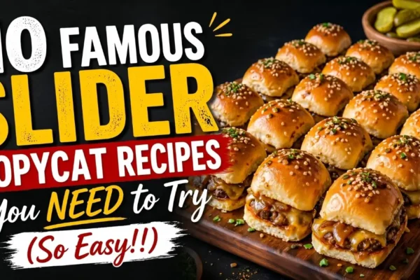 10 Famous Slider Copycat Recipes