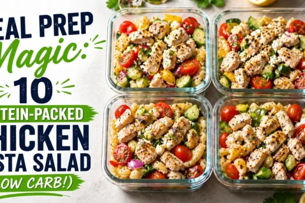 10 Protein-Packed Chicken Pasta Salad