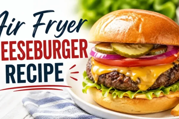 Air Fryer Cheeseburger Recipe