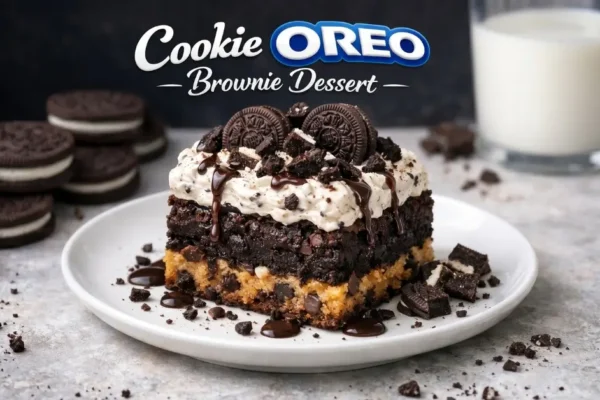 Cookie OREO Brownie Dessert