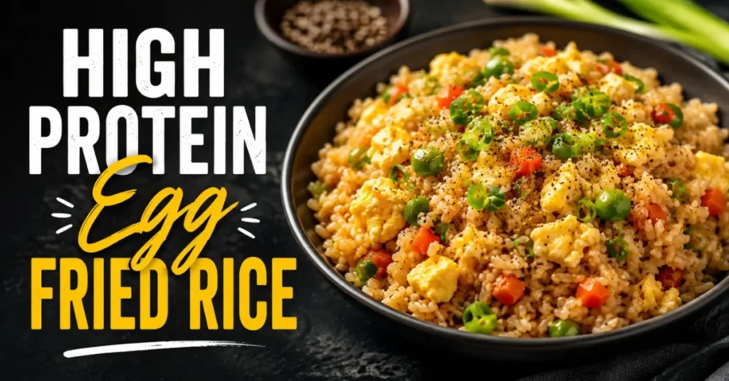 High Protein Egg Fried Rice