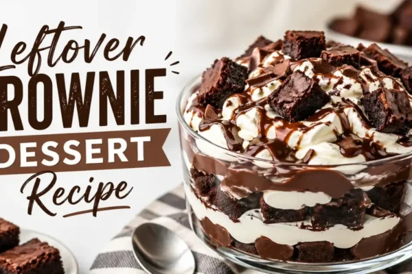 Leftover Brownie Dessert Recipe
