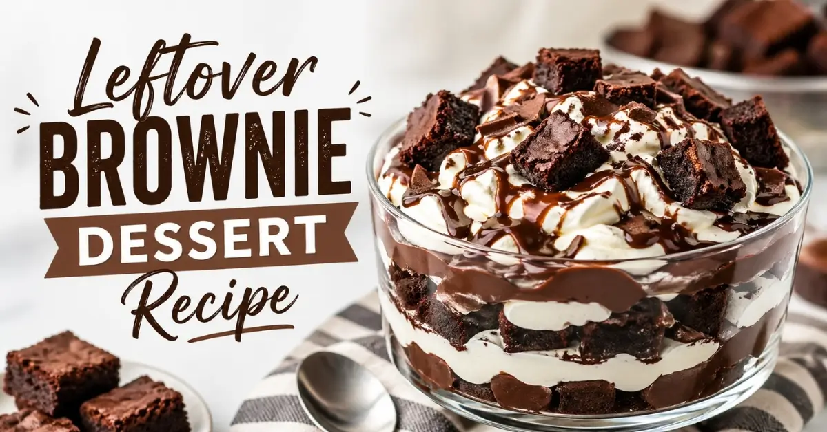 Leftover Brownie Dessert Recipe