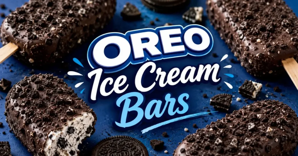Oreo Ice Cream Bars