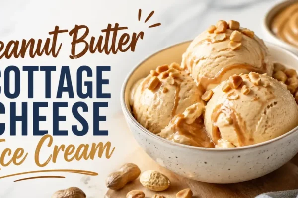 Peanut Butter Cottage Cheese Ice Cream