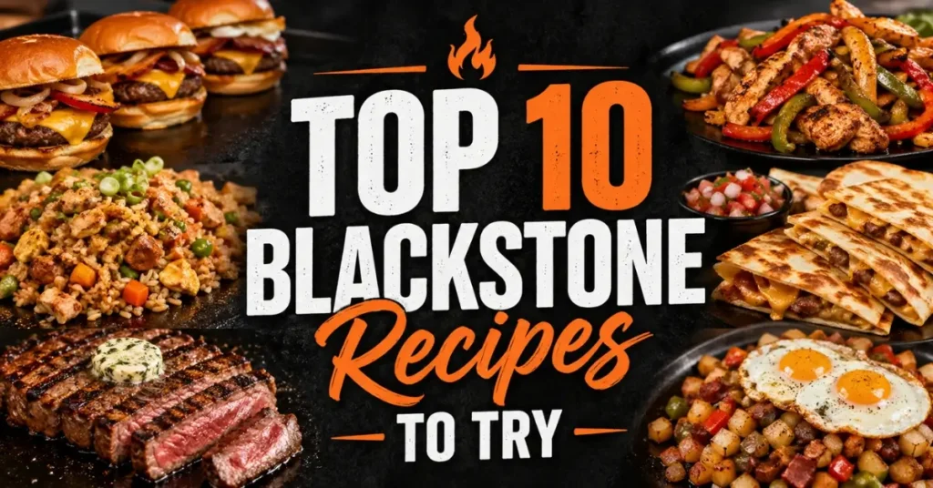 Top 10 Blackstone Recipes