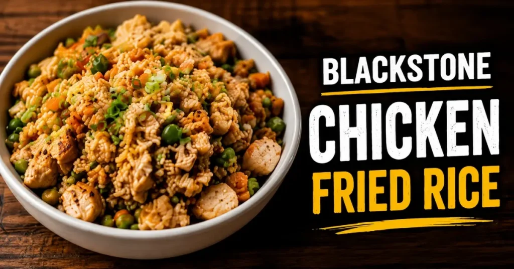 Blackstone Chicken Fried Rice