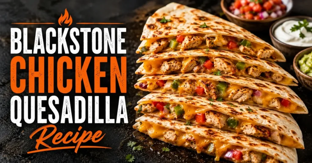 Blackstone Chicken Quesadilla Recipe
