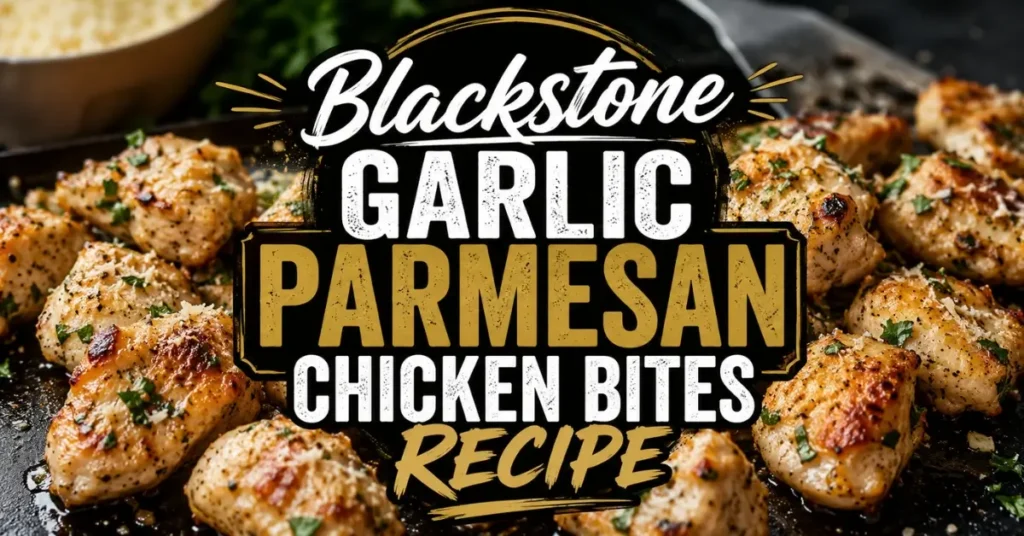 Blackstone Garlic Parmesan Chicken Bites