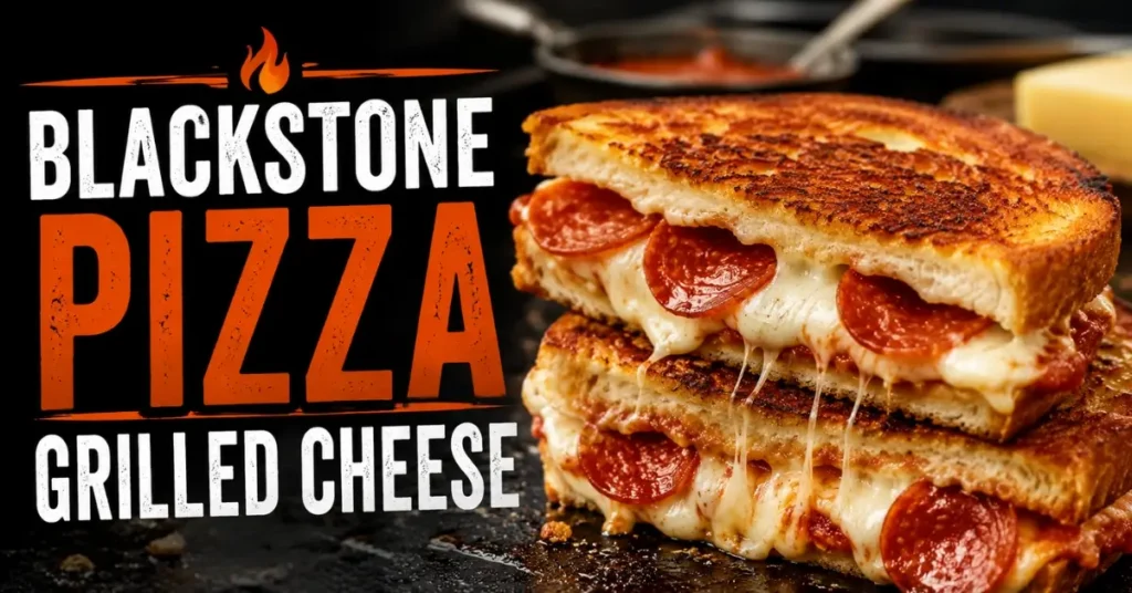 Blackstone Pizza Grilled Cheese