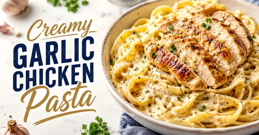 Creamy Garlic Chicken Pasta