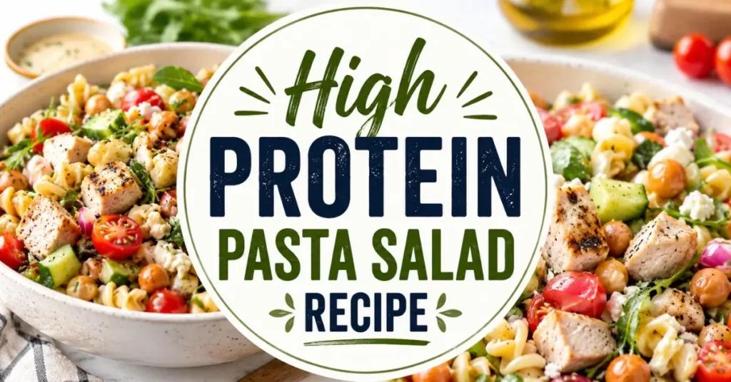 High Protein Pasta Salad