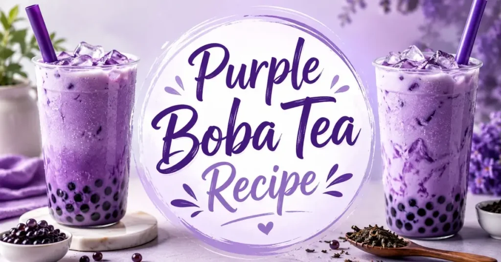 Purple Boba Tea