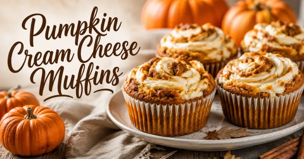Pumpkin Cream Cheese Muffins